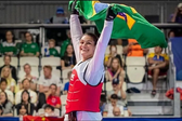 Maria Clara Pacheco é campeã mundial de taekwondo (Foto: Divulgação/Jogos Olímpicos)