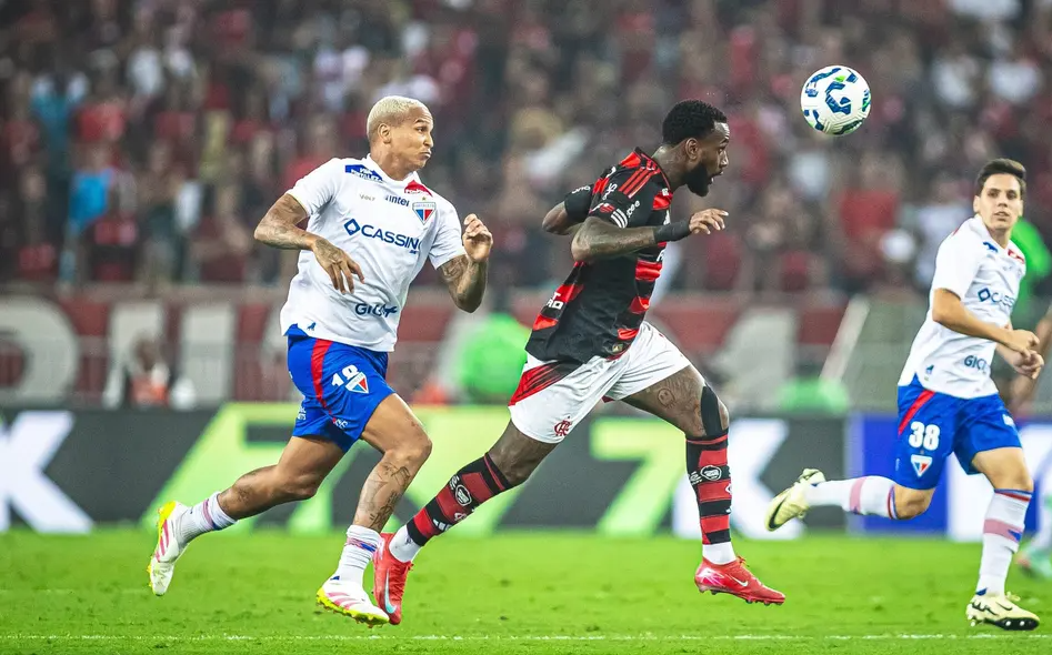 Partida entre Flamengo e Fortaleza, pelo Brasileirão
