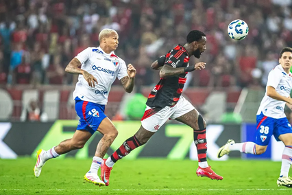Partida entre Flamengo e Fortaleza, pelo Brasileirão (Foto: Baggio Rodrigues/Fortaleza EC)