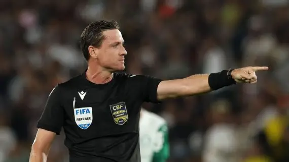 Ramon Abatti Abel durante jogo entre Fluminense e Palmeiras, pelo Brasileirão