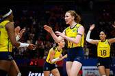 Brasil derrota Bélgica por 3 a 1 (Foto: Divulgação/World Volleyball)
