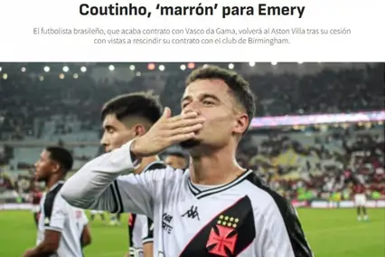 Coutinho deve permanecer no Vasco (Foto: Reprodução / As)