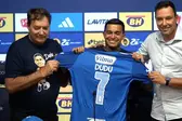 Dudu se apresenta ao Cruzeiro (Foto: Reprodução/ TV Cruzeiro)