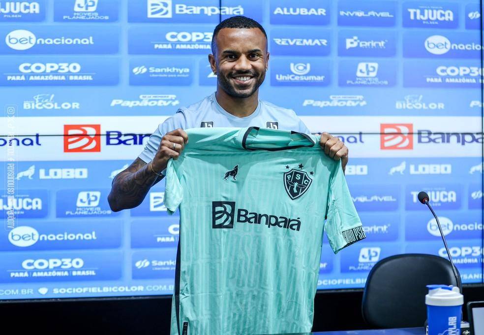 Keffel foi apresentado oficialmente como novo reforço do Paysandu para a Série B