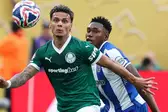 Richard Ríos durante jogo entre Palmeiras e Porto, pelo Mundial (Foto: Cesar Greco / Palmeiras)