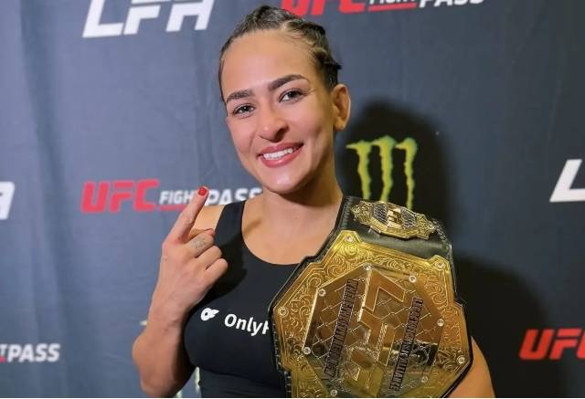 Bia Mesquita é recordista de títulos no jiu-jitsu e campeã do LFA.