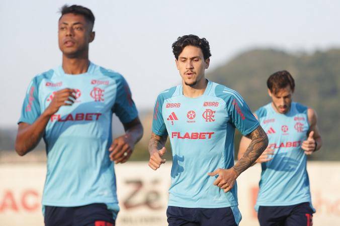 Bruno Henrique, Pedro e Viña