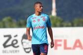 De La Cruz em ação no treino do Flamengo (Foto: Gilvan de Souza / Flamengo)