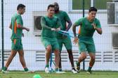 Ganso e Cano em treinamento do Fluminense (Foto: Rener Pinheiro / Fluminense FC)