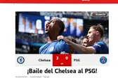 Jornal "AS" destaca o "baile" do Chelsea na final da Copa do Mundo de Clubes (Foto: Reprodução / AS)