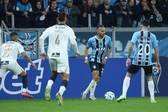 Lance de Grêmio x Alianza Lima, pela Copa Sul-Americana (Foto: Reprodução/X/Sudamericana)