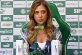 Leila Pereira, presidente do Palmeiras em coletiva de imprensa (Foto: Reprodução / Instagram: @leilapereira)