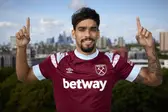 Lucas Paquetá com a camisa do West Ham (Foto: West Ham United FC/Divulgação)