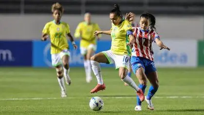 Marta em campo pela Copa América Feminina (Foto: Lívia Villas Boas/CBF)