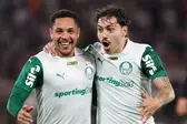 Maurício e Vitor Roque (Foto: Cesar Greco/Palmeiras)