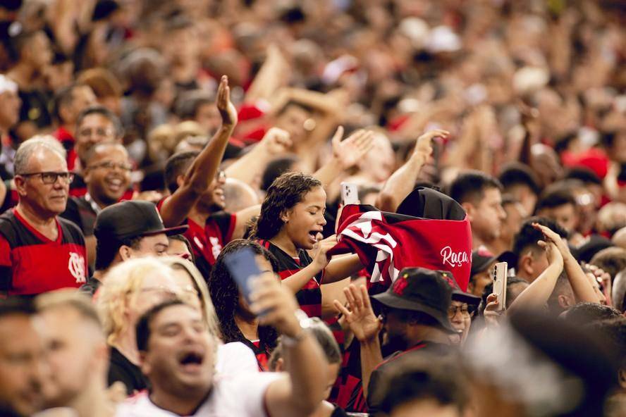 Torcida do Flamengo presente no Maracanã