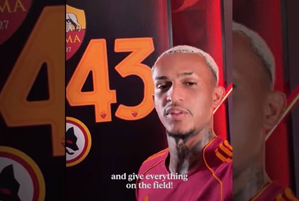 Wesley vestirá a camisa 43 no Roma