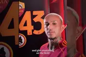 Wesley vestirá a camisa 43 no Roma (Foto: reprodução/instagram)