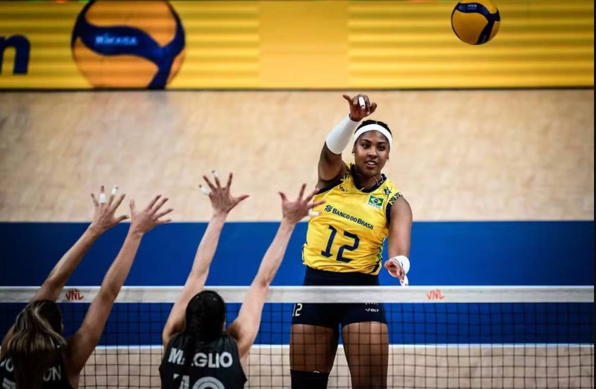 Ana Cristina em ação na Liga das Nações de 2025