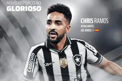 Atacante espanhol Chris Ramos (Foto: Divulgação / Botafogo)