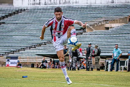Atacante João Paulo, ex-River-PI (Foto: Maria Vitória / River AC)