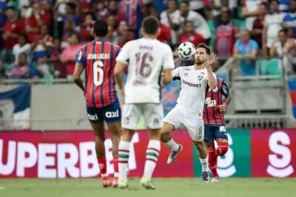 Bahia e Fluminense fizeram, nesta quinta-feira, o jogo de ida pela fase de quartas da Copa do Brasil. (Foto: Marcelo Gonçalves / Fluminense / Jogada10)