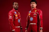 Hamilton e Leclerc (Foto: Reprodução Instagram Ferrari)
