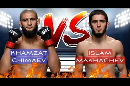 Khamzat Chimaev e Islam Makhachev (Foto: Reprodução Internet)