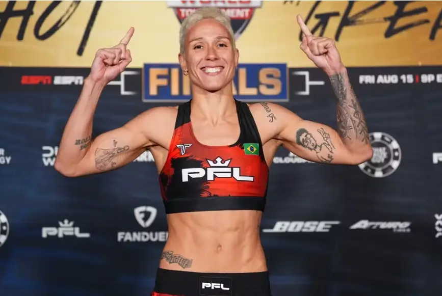 Juliana Velasquez bate o peso e está confirmada na PFL 9