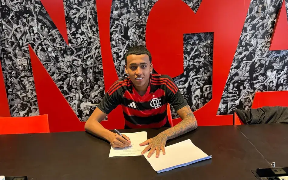 Kaio Jr. assina contrato por três temporadas com o Flamengo