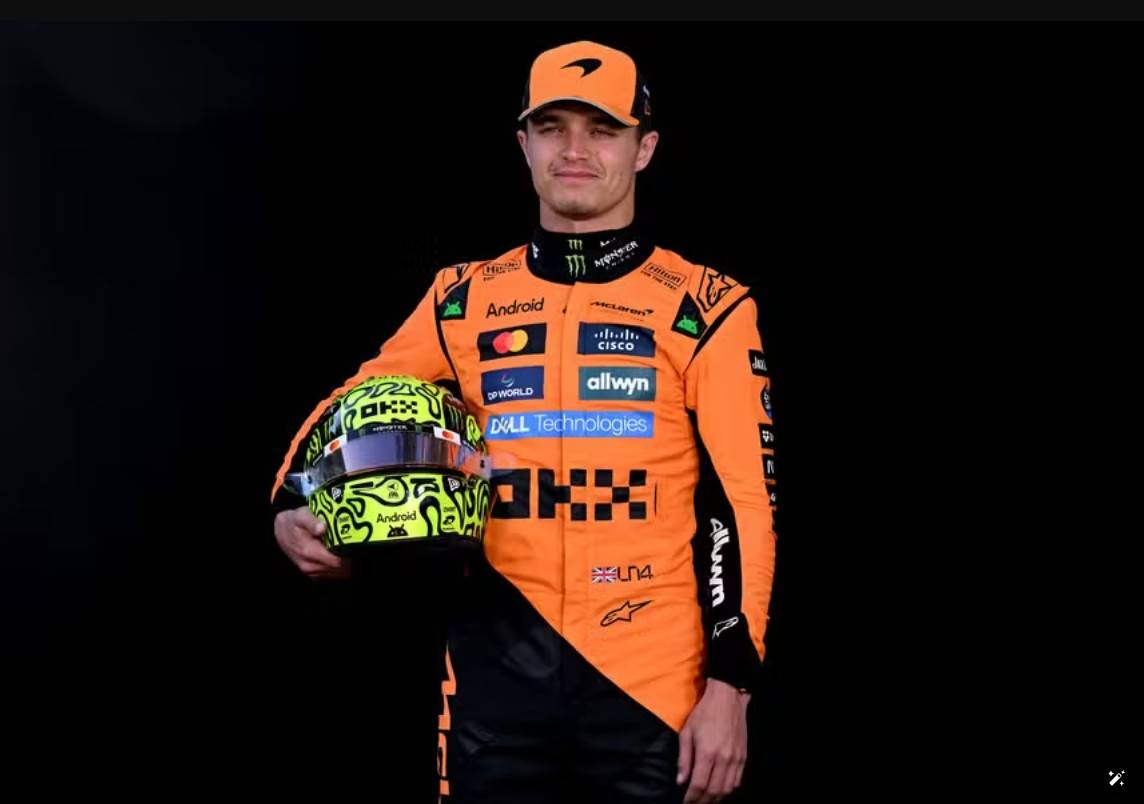 Lando Norris chega como um dos favoritos ao título da F1 em 2025