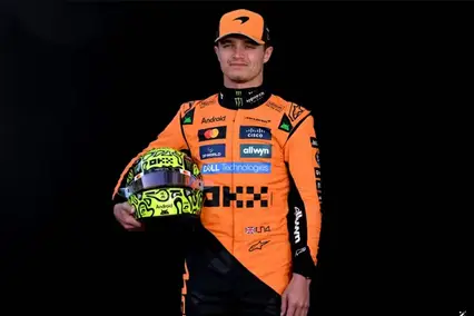 Lando Norris chega como um dos favoritos ao título da F1 em 2025 (Foto: WILLIAM WEST / AFP)