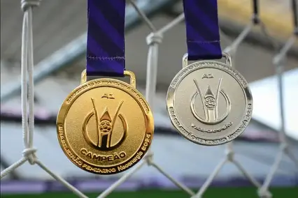 Medalhas do Brasileiro Feminino de 2024 (Foto: Staff Images / CBF)