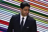 O presidente do PSG, Nasser Al-Khelaifi (Foto: Julien de Rosa / AFP)