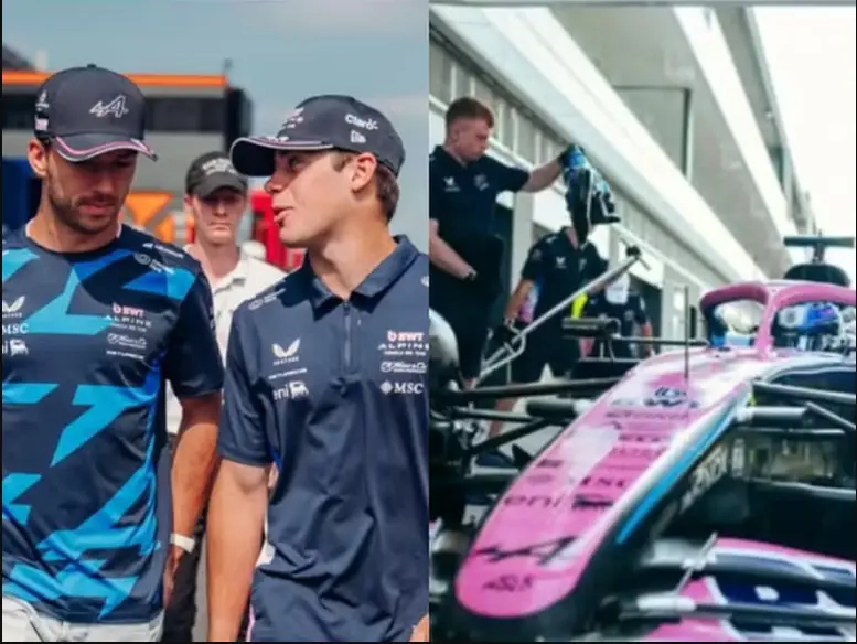 Pierre Gasly e Franco Colapinto, pilotos da Alpine