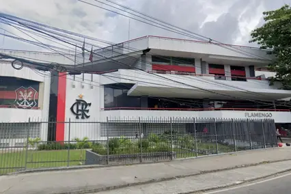 Sede do Flamengo na Gávea, Zona Sul do Rio (Foto: Reprodução / Google Street View)