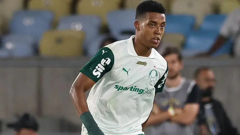 Vanderlan durante jogo entre Fluminense e Palmeiras, pelo Brasileirão