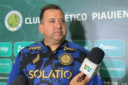André Bié, técnico do Atlético-PI futsal (Foto: Reprodução/Atlético Piauiense)
