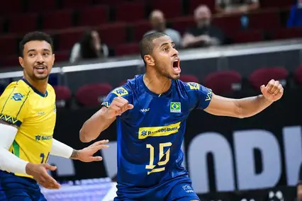 Brasil nas oitavas de final do mundial (Foto: Reprodução/ FIVB)