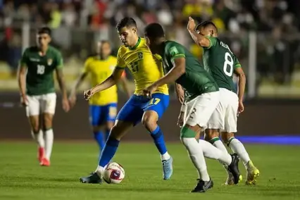 Brasil X Bolivia (Foto: Lucas Figueiredo/CBF)