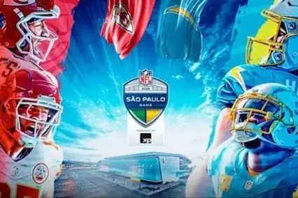 Chargers e Chiefs se enfrentam no segundo jogo da NFL no Brasil (Foto: Reprodução)