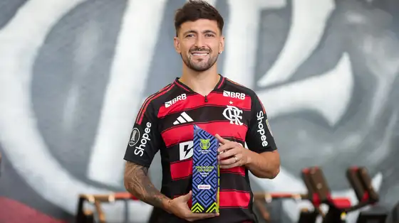 Créditos: Gilvan de Souza/Flamengoo | Arrascaeta é eleito o Jogador Betano de Agosto