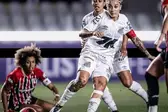 Santos e São Paulo empataram por 2 a 2, na Vila Belmiro, pela oitava rodada do Paulistão Feminino (Foto: Divulgação/Santos FC -)