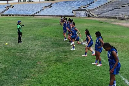Treino do Atlético-PI (Foto: Gustavo Cavalcante)
