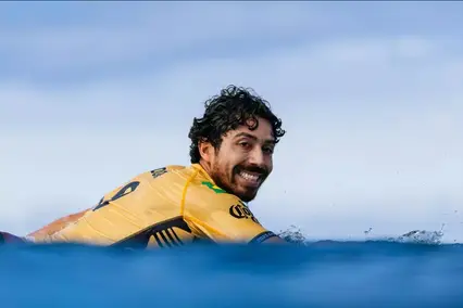 Yago Dora campeão mundial de surfe (Foto: Ed Sloane/WSL / Esporte News Mundo)