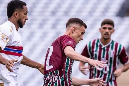 Piauí e Fluminense-PI no 1º jogo da semifinal do Piauiense Série A 2026 (Foto: Samuka Fotos)